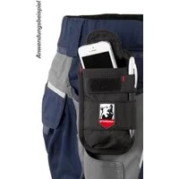 Qualitex Workwear Arbeitshose anhängbare Handy-Gürteltasche - Abmaße Smartphonetasche : 17 x 9 cm (1-tlg) zusätzlich spezielle Druckknöpfe für IRON Kollektion