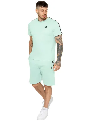 Kruze | Herren Trainingsanzug mit T-Shirt und Shorts mit Band