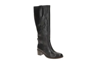 Gabor 71.889 Damenstiefel Langschaft schwarz Echtleder mittlerer Absatz