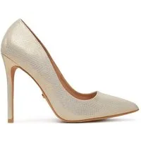 DeeZee Deezee Damen-High Heels Beige 92831-201D High-Heel-Stiefel