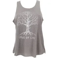 Guru-Shop T-Shirt Tanktop mit Ethnodruck, Tree of life Yogatop -.. Festival, Ethno Style, Hippie, alternative Bekleidung