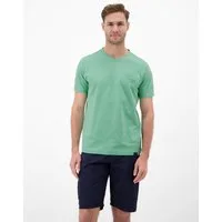 LERROS T-Shirt T-Shirt mit V-Neck in Strickqualität