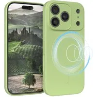 EAZY CASE Handyhülle für Apple iPhone 17 Pro Hülle Silikon 6,3 Zoll, Schutzhülle MagSafe kompatibel Anti-Slip Oberfläche kratzfest Grün