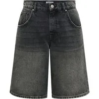 ONLY Stoffhose ONLMATE REG BAGGY LONG SHORTS DNM N