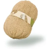 Loofah Moments Massageschwamm Natürlicher Luffa Badeschwamm, Luffaschwamm Handgenäht in Deutschland, 1 tlg., Vegan Plastikfrei Langlebig Zero Waste Abkochbar Kompostierbar