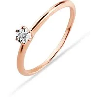 CHRIST Diamantring CHRIST Damen-Damenring 375er Roségold Diamant