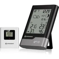 BRESSER Funkwetterstation schwarz/grau Wetterstation