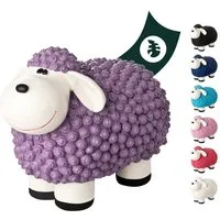 VERDOBA Gartenfigur Bunte Mini Schafe Gartenfiguren, Polyresin