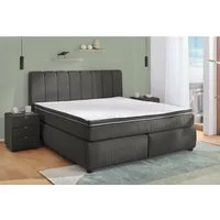 Jockenhöfer Gruppe Boxspringbett Tilda, wahlweise mit oder ohne Bettkasten, inkl. 7-Zonen-TTFK-Matratze, Kaltschaumtopper, 180x200cm