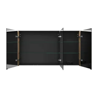 Burgbad Spiegelschrank Eqio 800x1400x170 Frassino Dekor Cappuccino, SPGS140LF3437 SPGS140LF3437