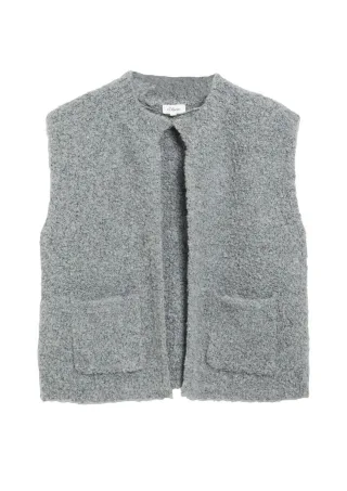 s.Oliver Red Label - Strickweste grau - Gr. - 36