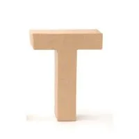 Glorex Dachpappe Glorex Papp-Buchstabe T 17,5 x 5,5 cm