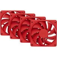 FA12, Gehäuselüfter rot, 4er Pack, 120 mm