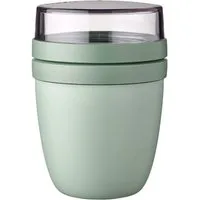 Mepal Lunchbox Lunchpot Ellipse,Praktischer Müslibecher, Joghurtbecher, To Go Becher, Polypropylen (PP), PCTG, geeignet für Tiefkühler, Mikrowelle, Spülmaschine, 500 + 200 ml