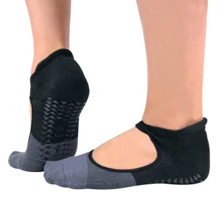 2 Paar Damen rutschfeste Grip Low Cut Unsichtbare Pilates Yoga Socken