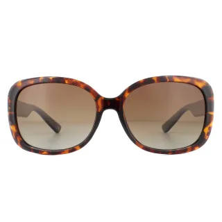 Polaroid Butterfly Womens Havanna Braun Gradient Polarisierte Sonnenbrille