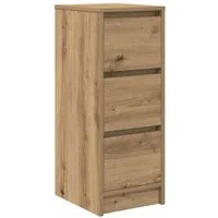 vidaXL Sideboard Sideboard Artisan-Eiche 29,5x34x76 cm Holzwerkstoff (1 St)