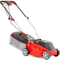 Hecht Elektrorasenmäher 1333 mit 1300W und 28L Fangkorb, 32 cm Schnittbreite, Kabelzugentlastung, Tragegriff