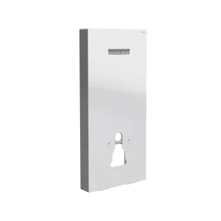 VitrA Vitrus Stand-Spülkasten für Wand-WCs mit Glasfront Weiß,870-5760-01 870-5760-01