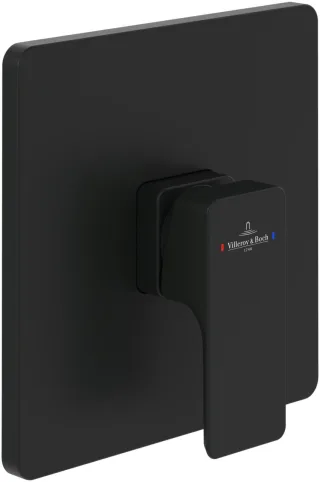Villeroy & Boch Unterputz-Einhebel-Armatur Subway 3.0 TVS112002000 165x165x51mm Matt Black TVS112002000K5