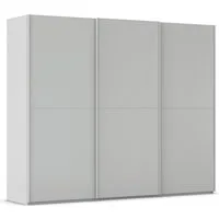 rauch Schwebetürenschrank Kleiderschrank Schrank Garderobe Schlafzimmerschrank SCALE-DUO edle zweigeteilte Türen und 3 Zierleisten MADE IN GERMANY