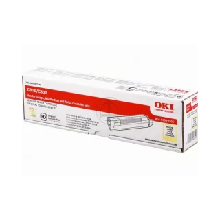 Original 44059105 OKI C8xx Toner yellow 8000