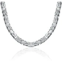 JEWLIX Königskette Massiv aus Sterlingsilber 7,5mm breit