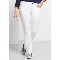 Sheego Jerseyhose Stretch-Hose normal elastische Twill-Qualität