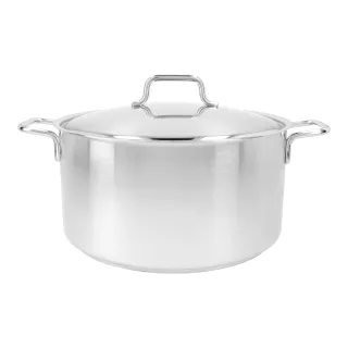 Demeyere Apollo 7 Bratentopf mit Deckel 28 cm, 18/10 Edelstahl