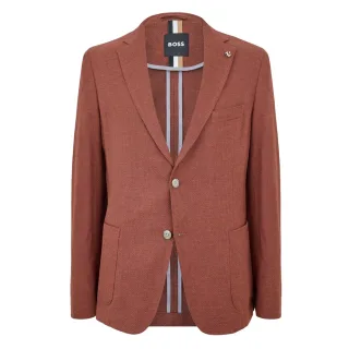 Boss - "Hanry" Blazer für Herren, Hals Kerbe (Rot)