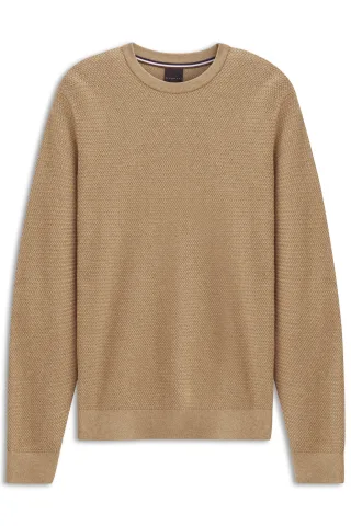 bugatti - Herren Pullover 1/1 Arm beige - Gr. - XXL