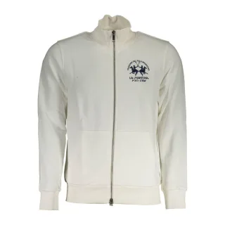 La Martina Bianco Baumwoll-Herren-Sweatshirt