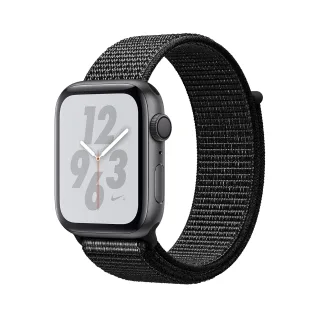Apple Watch Nike+ Series 4 [GPS inkl. Sport Loop schwarz] 44mm Aluminiumgehäuse spacegrau