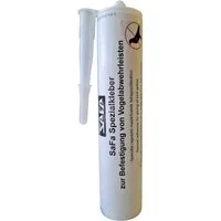 SAFA Taubenspikes Spezialkleber SK BI 01, 310 ml Kartusche für Vogelabwehr, 1-St., Transparente Farbe, härtet schnell aus.