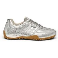 Geox Snake Original metallic silber Damen Sneaker