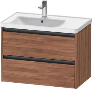 Duravit Ketho.2 Waschtischunterbau wandhängend Nussbaum Matt 784x455x549 mm - K25285079790000 K25285079790000