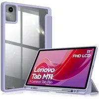 Fintie Tablet-Hülle mit Stifthalter für Lenovo Tab M11(TB330) 11 Zoll 2024, Stoßfest Hülle, mit transparenter Hartschale, Nicht für Lenovo Tab P11 11 Zoll