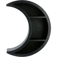 Figuren Shop GmbH Wandregal Wandregal - Schwarzer Halbmond - Fantasy Gothic Dekoration Mond