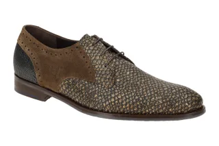 Floris van Bommel FvB 30361 Herrenschuhe Braun Cognac Elegant Schn?rschuhe