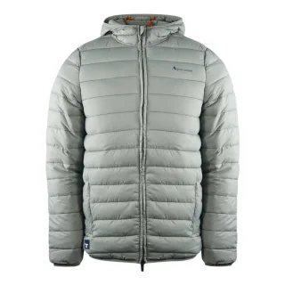 Aquascutum London Logo Grau Active Hoodie Jacke