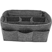 Bwecuy Handtasche Handtaschen Organizer Taschenorganizer mit Fächer, Geldbeutel-Einsatz Bag in Bag Handtaschenordner