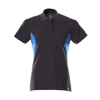 MASCOT Damen Polo-Shirt ACCELERATE Schwarzblau / Azurblau S - 18393-961-01091-S