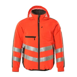MASCOT Dartford Jacke SAFE SUPREME Hi-vis Rot / Dunkelanthrazit M - 15515-249-22218-M
