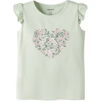 Name It T-Shirt NMFVAYANA CAPSL TOP Baumwollmischung, regular fit