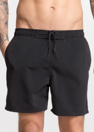 bonprix Badeshorts "Badeshorts" mit Netzfutter, bequeme Passform, unifarben, aus Polyester
