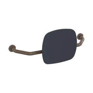 Hewi 801 Rückenstütze 801.51.917284 Wandabstand 230mm, Lehne anthrazitgrau, umbra