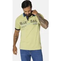 Jan Vanderstorm Poloshirt TORSON mit großflächigem Aufdruck