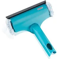 Leifheit Fenstersauger Fensterwischer Window & Frame Cleaner S micro duo, (2-St) Drei Arbeitsschritte in einem, Reinigungsbreite 21 cm