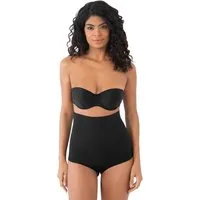 Formangel Miederslip mit hoher Taille, Lazer-Cut Corsage, Silikonbund Shapingwear (1-St) rutschfester Silikonbund, formt Bauch & Taille