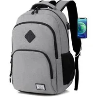 TAN.TOMI Rucksack Laptop Rucksack Herren Große Kapazität Casual Rucksack, für 15,6" Laptop mit USB Ladeanschluss für Reisen